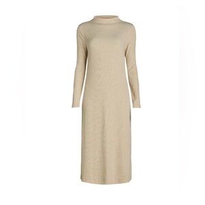 Time and Tru Women’s ribbed Hacci Knit Midi Dress Soft to Touch Comfy Size XS-S